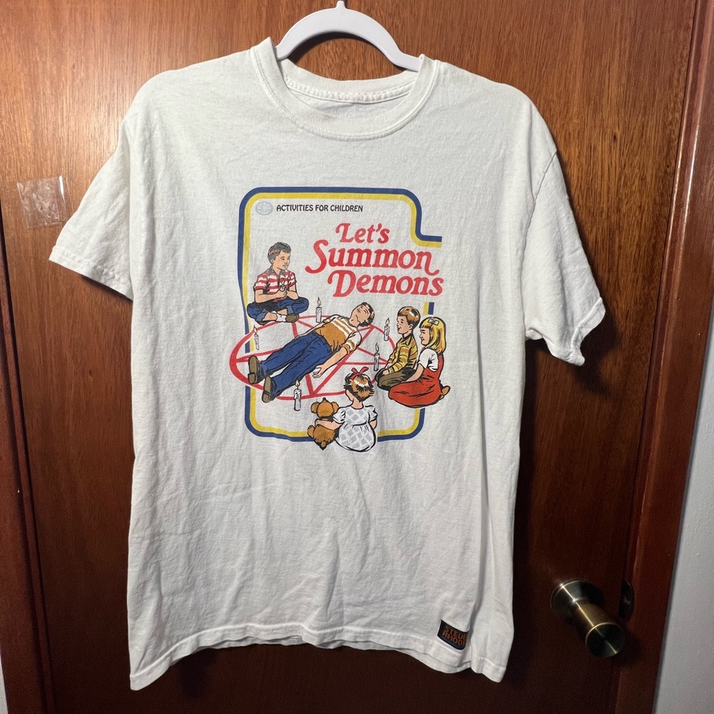 Steven Rhodes size M unisex “let’s summon demons” shirt
